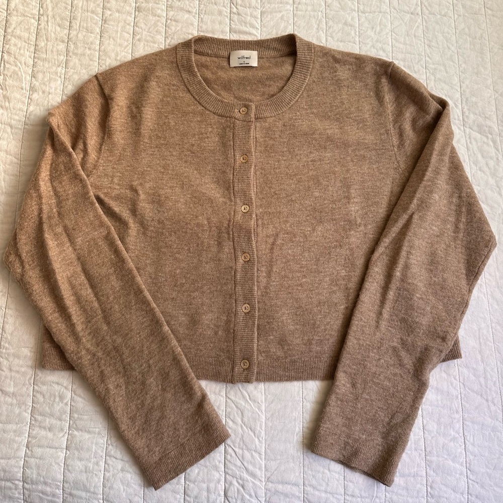Aritzia Wilfred Cropped Cardigan